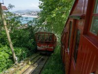 Mit der Funicular geht es hinauf zum Monte Igueldo.